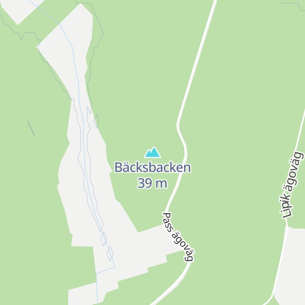 Map of Bäcksbacken