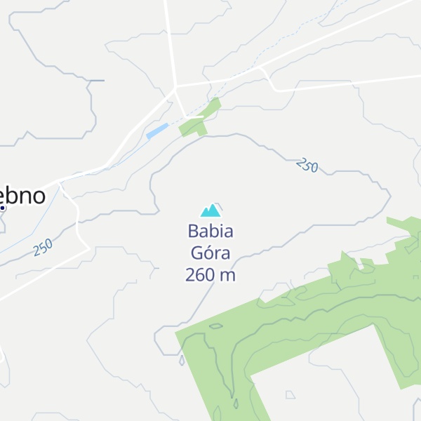Map of Babia Góra
