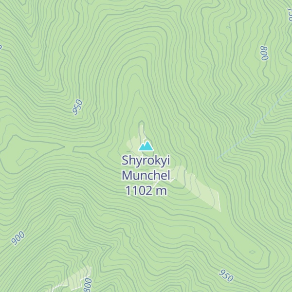 Map of Shyrokyi Munchel