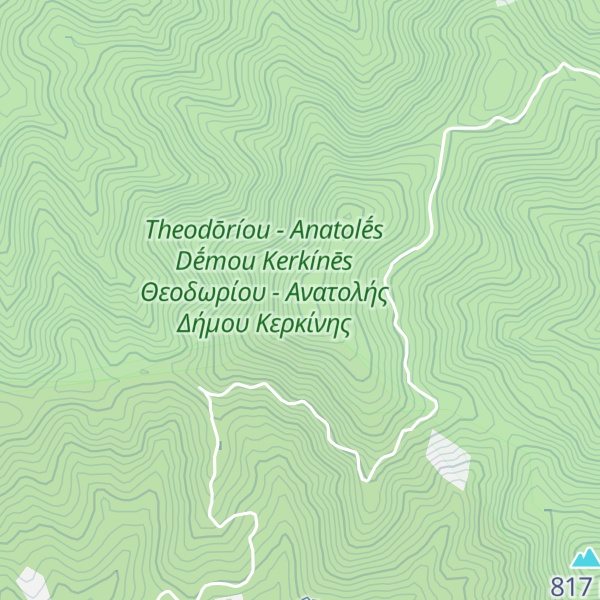 Map of Dýsoron Óros