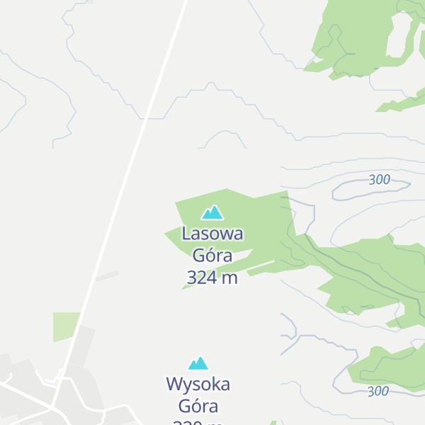 Map of Lasowa Góra