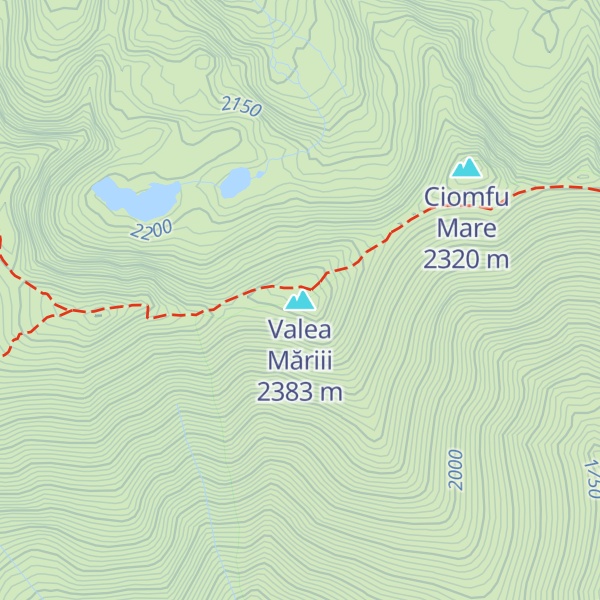 Map of Valea Măriii