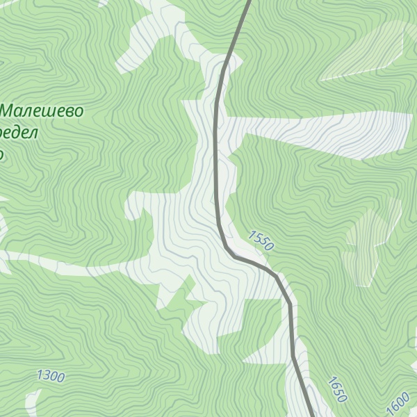 Map of Ponornica