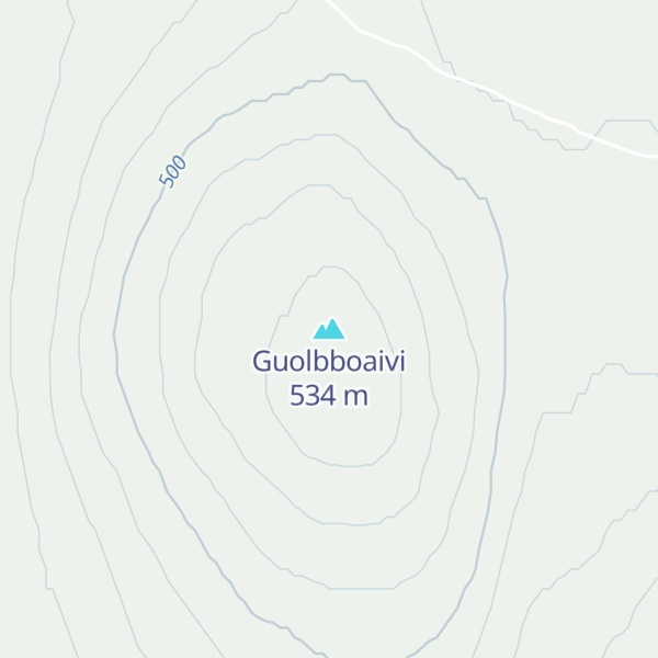 Map of Guolbboaivi