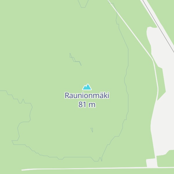 Map of Raunionmäki