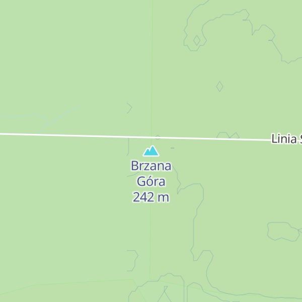 Map of Brzana Góra