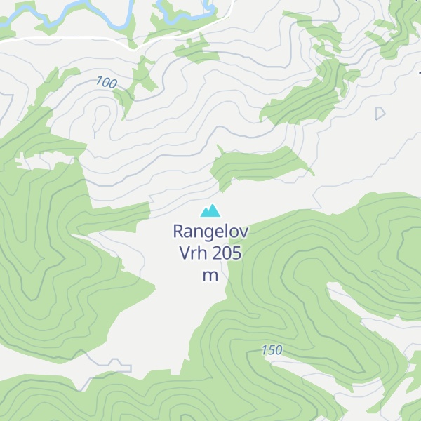 Map of Rangelov Vrh