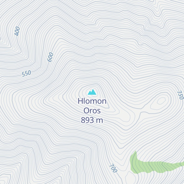 Map of Hlomon Oros