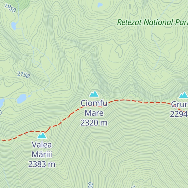 Map of Ciomfu Mare
