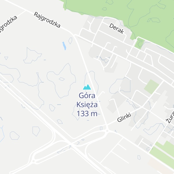 Map of Góra Księża