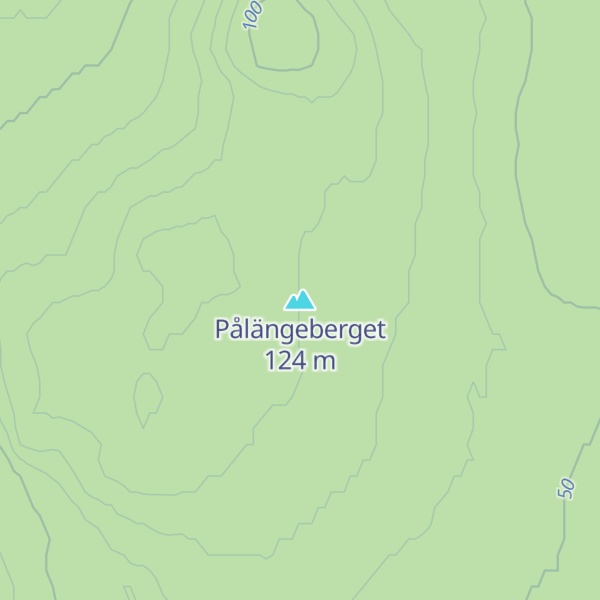 Map of Pålängeberget