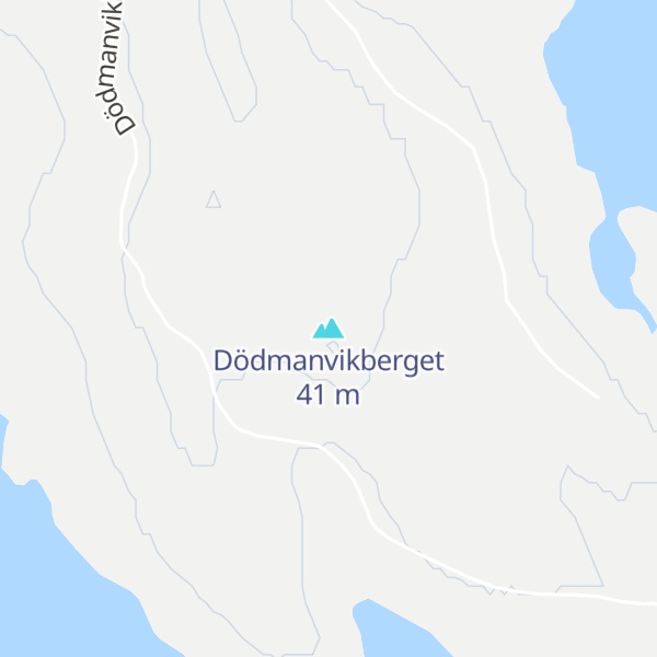 Map of Dödmanvikberget