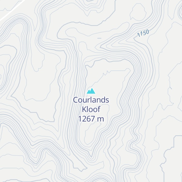 Map of Courlands Kloof