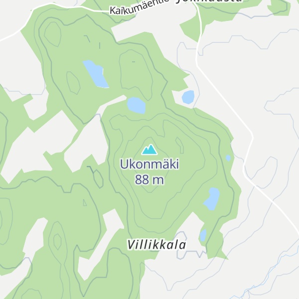 Map of Ukonmäki