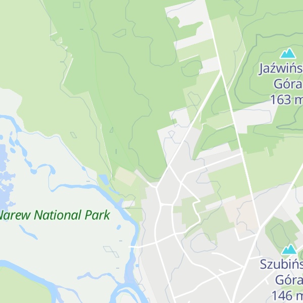 Map of Ostra Góra