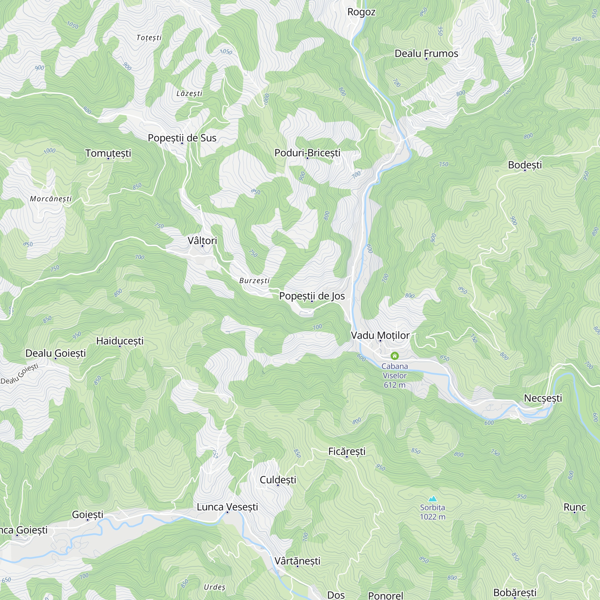 Cabana Dintre Brazi map