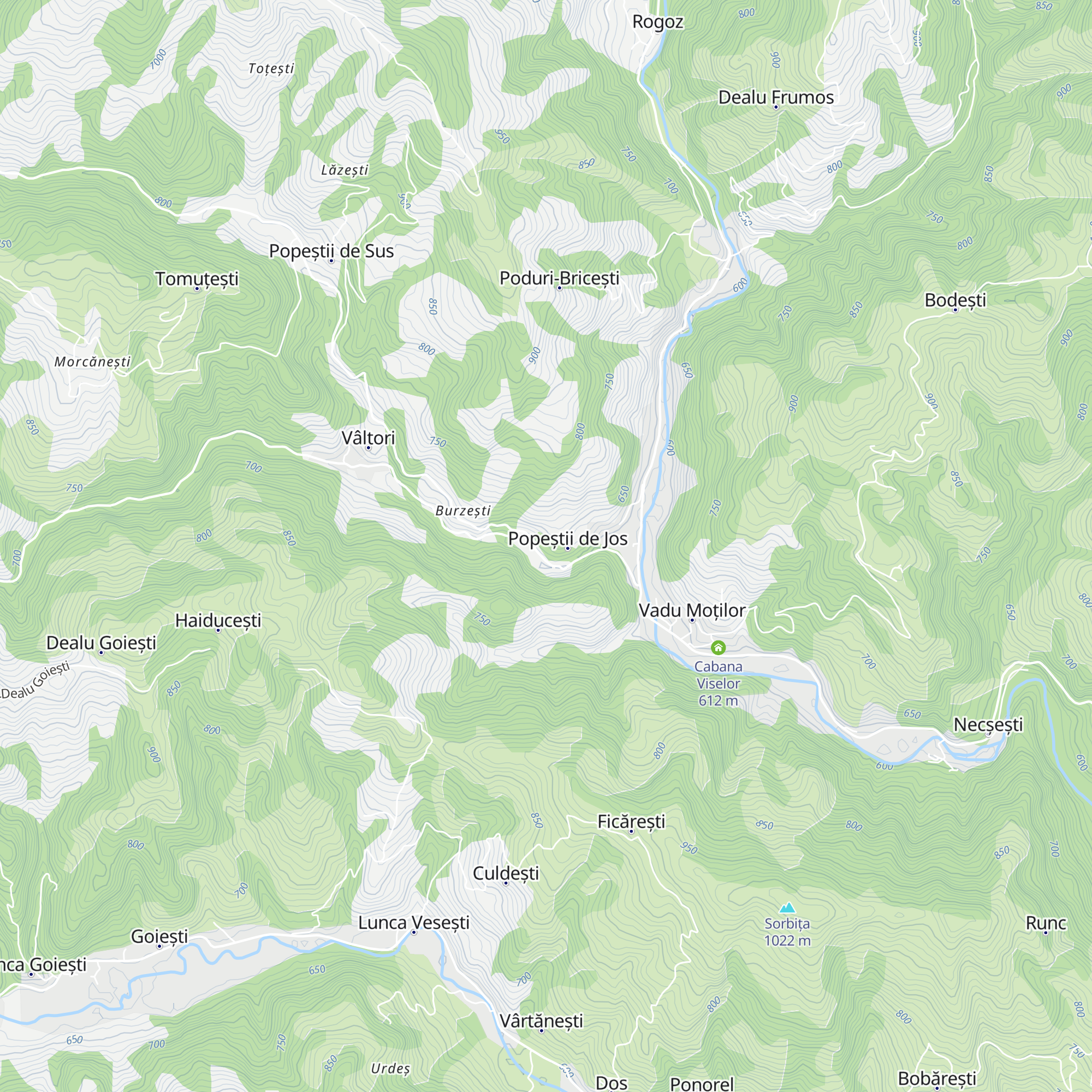 Cabana Dintre Brazi map