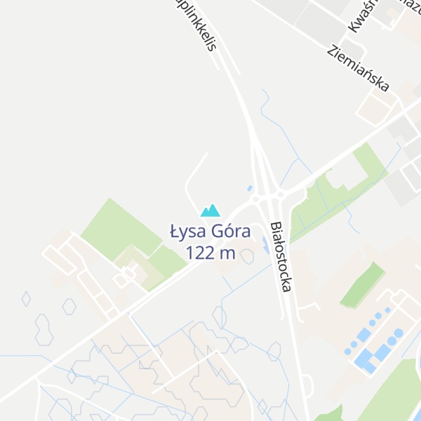 Map of Łysa Góra