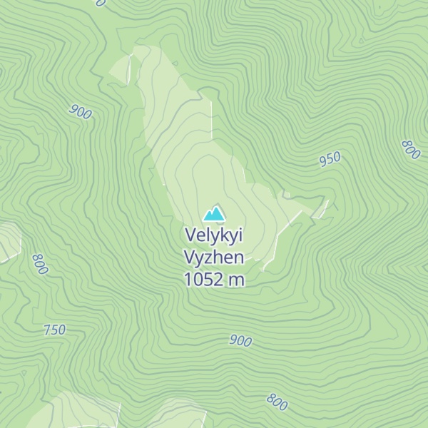 Map of Velykyi Vyzhen