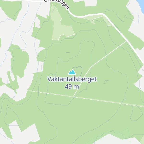 Map of Vaktantallsberget