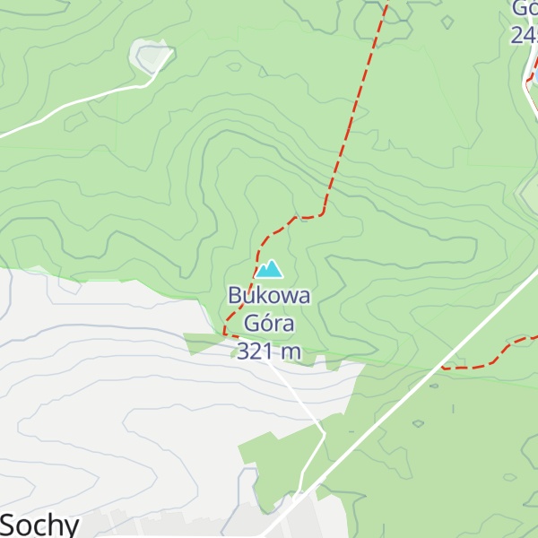 Map of Bukowa Góra