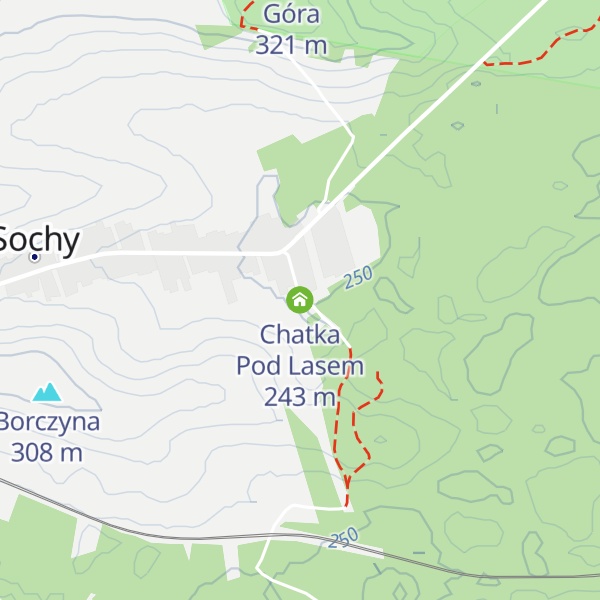 Map of Chatka Pod Lasem