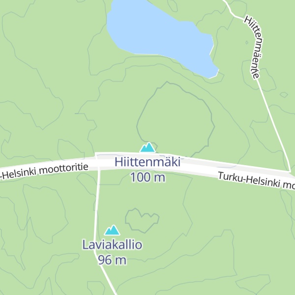 Map of Hiittenmäki