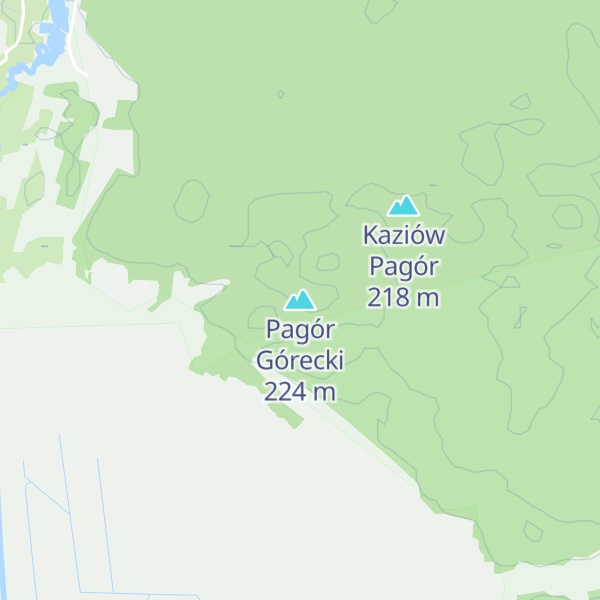 Map of Pagór Górecki