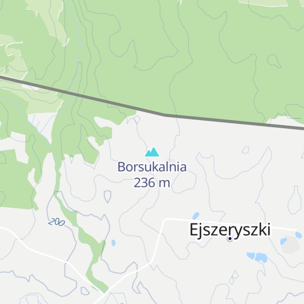 Map of Borsukalnia