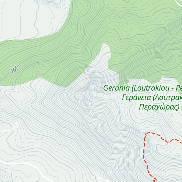 Map of Petra Perahoras