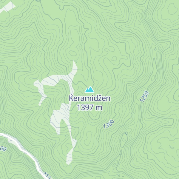 Map of Ḱeramidžen