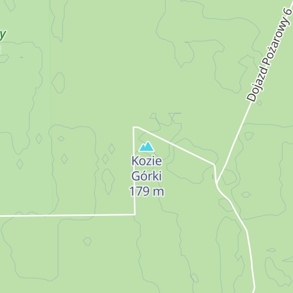 Map of Kozie Górki