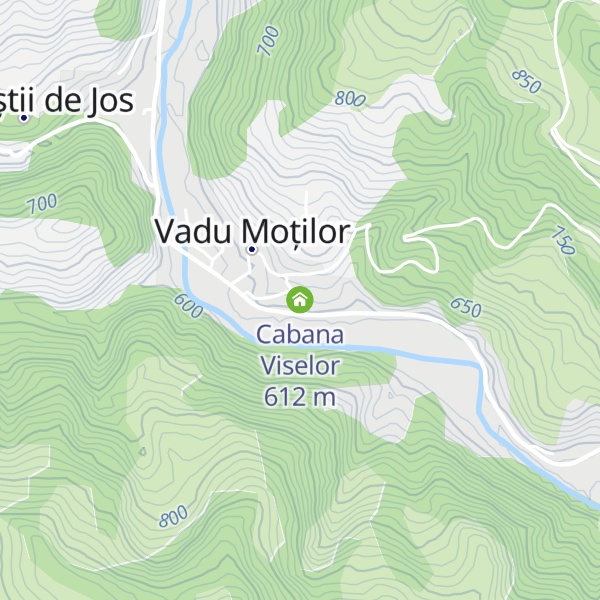 Map of Cabana Viselor