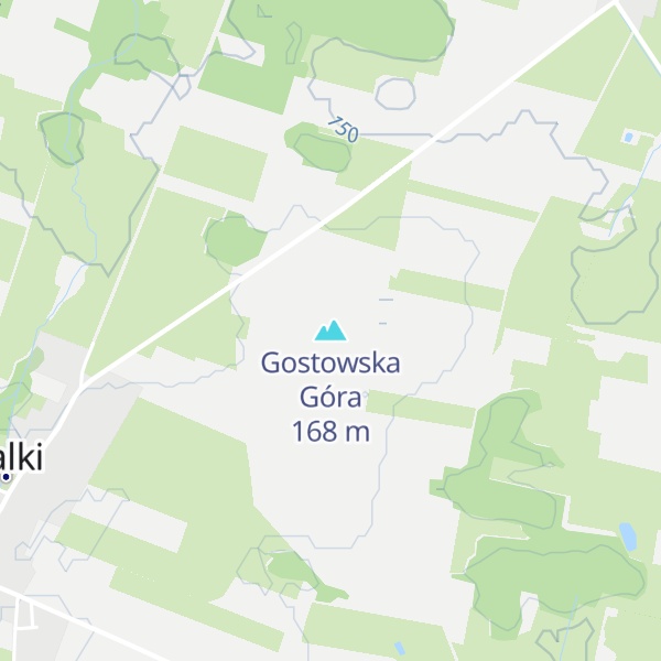 Map of Gostowska Góra