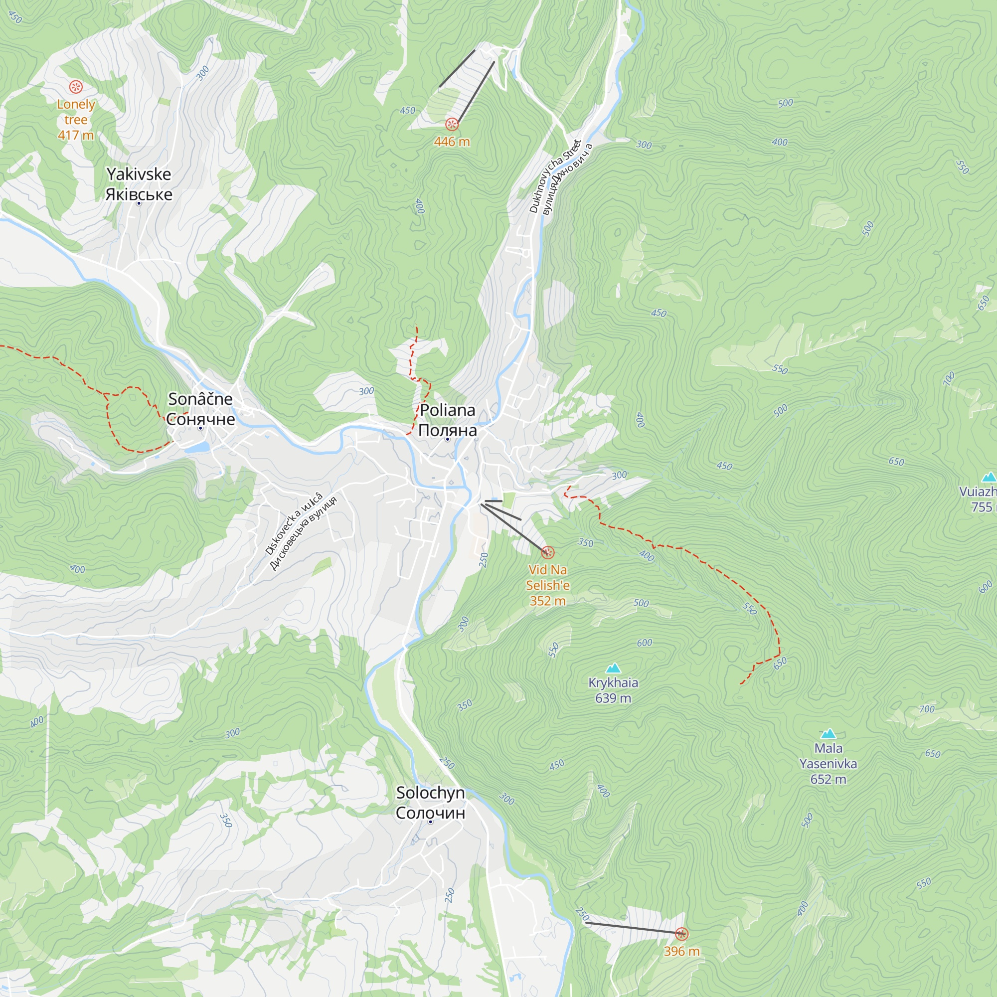 Gotel Katerina-korpus Nad Ozerami map