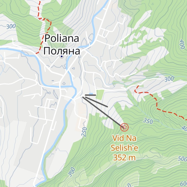 Map of Gotel Katerina-korpus Nad Ozerami