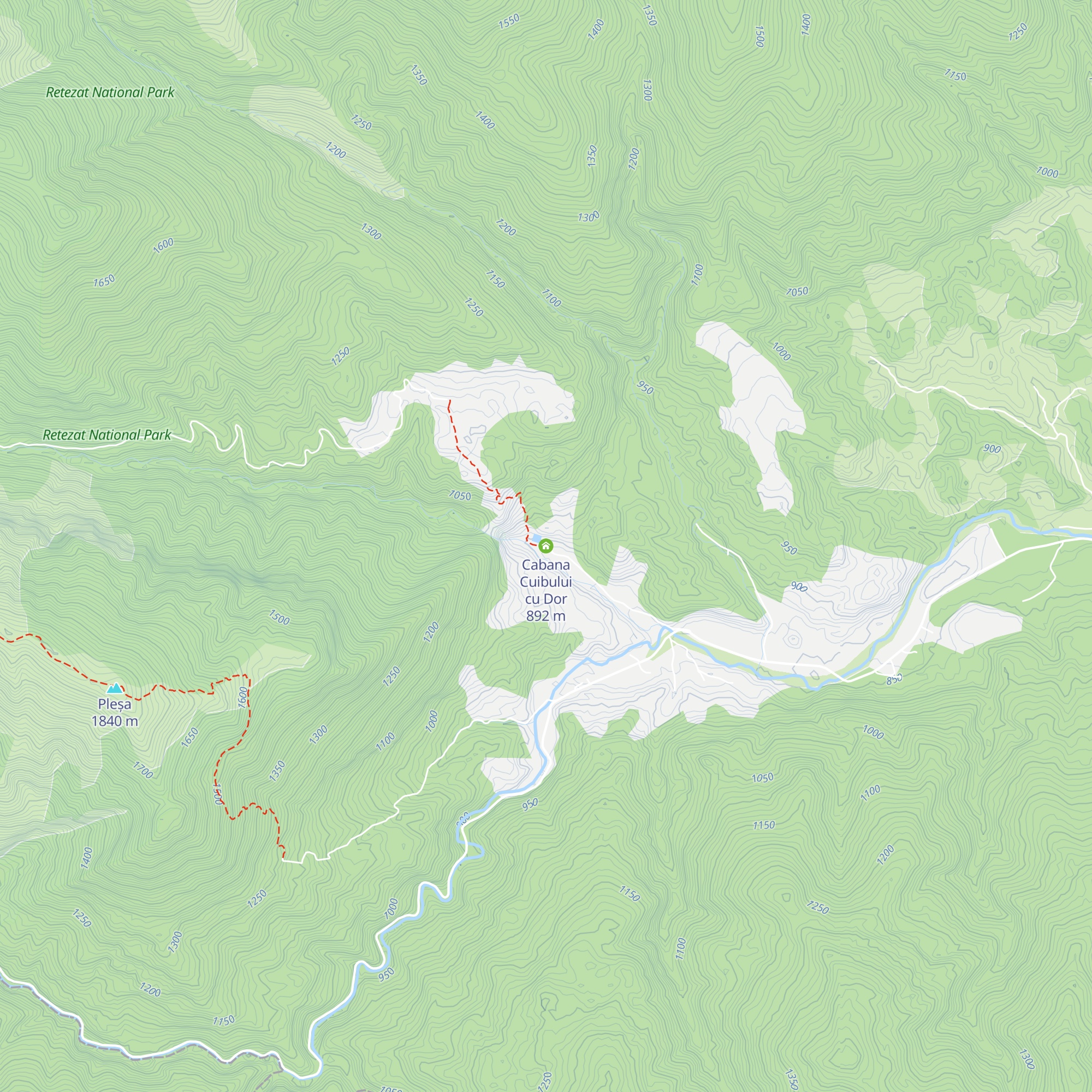 Cabana Cuibului cu Dor map