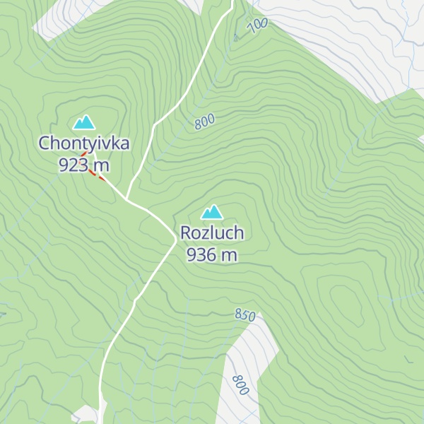Map of Rozluch