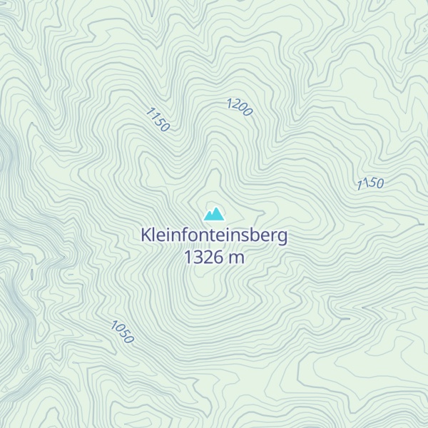Map of Kleinfonteinsberg