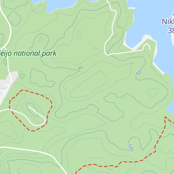 Map of Vuorkasovuori