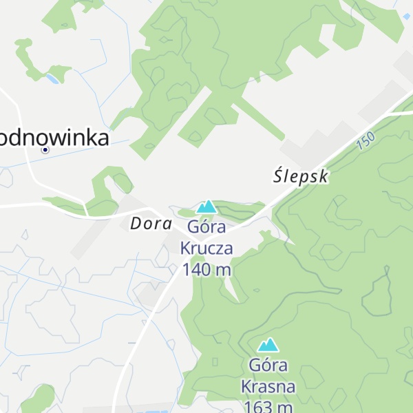 Map of Góra Krucza