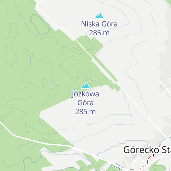 Map of Józkowa Góra
