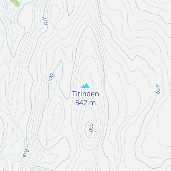 Map of Titinden