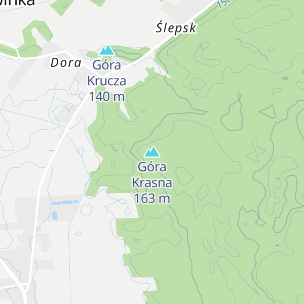 Map of Góra Krasna