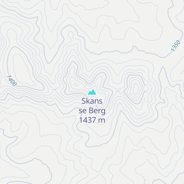 Map of Skans se Berg