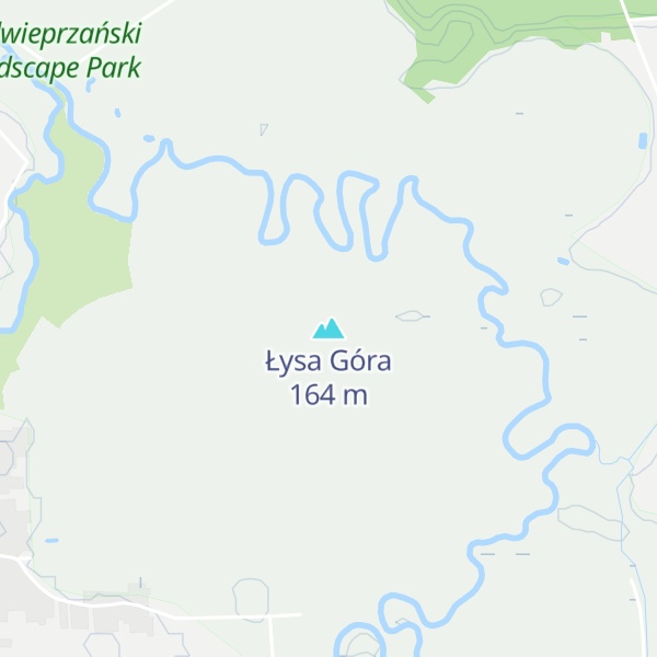 Map of Łysa Góra
