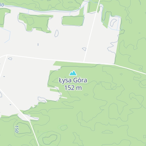 Map of Łysa Góra