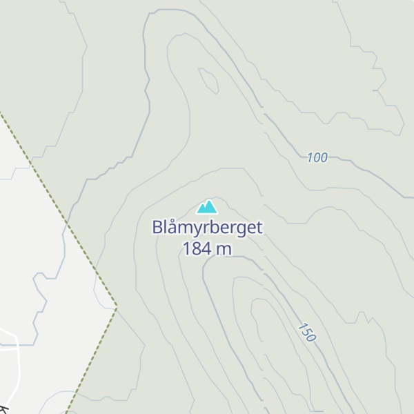 Map of Blåmyrberget