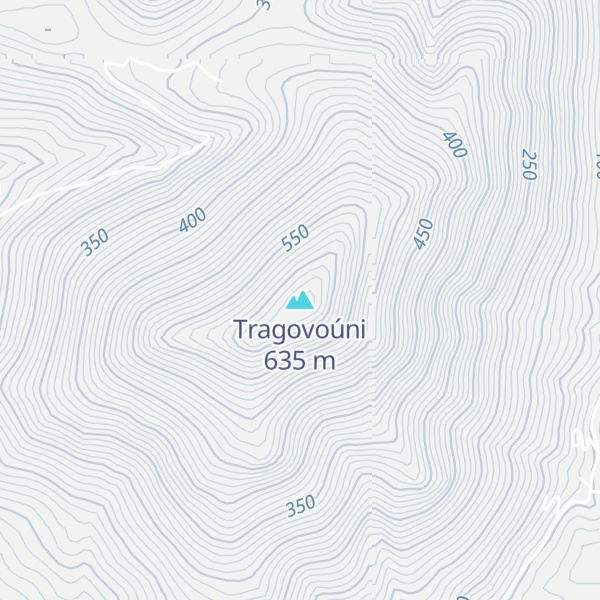 Map of Tragovoúni