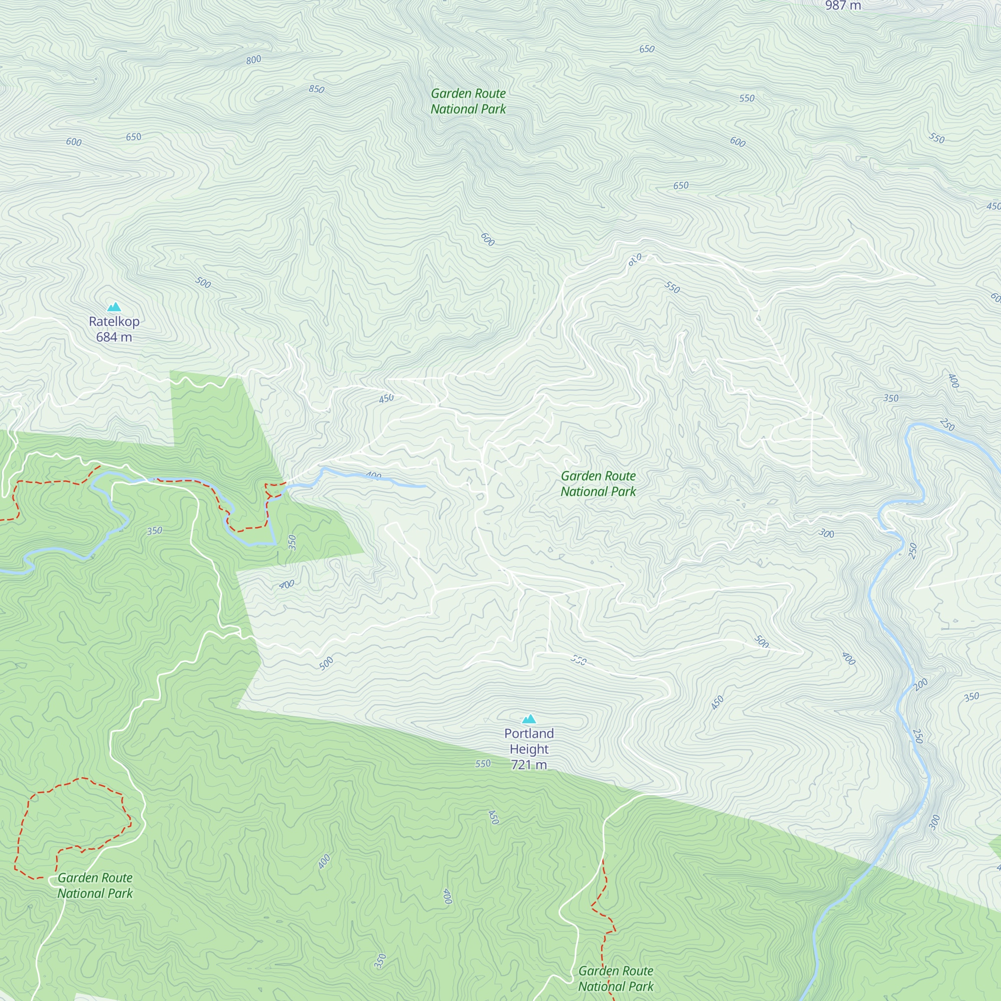 Millwood Hut map